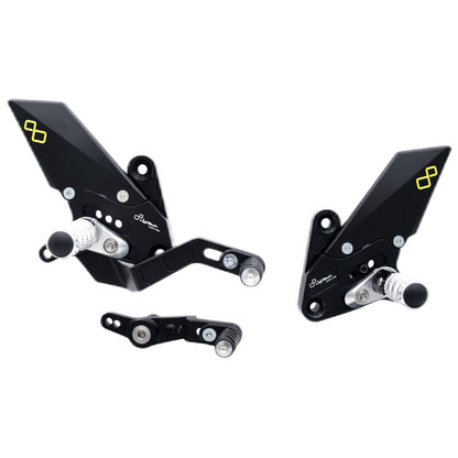 Verstelbare remschakelset met vaste voetsteunen Yamaha MT-09 2021+