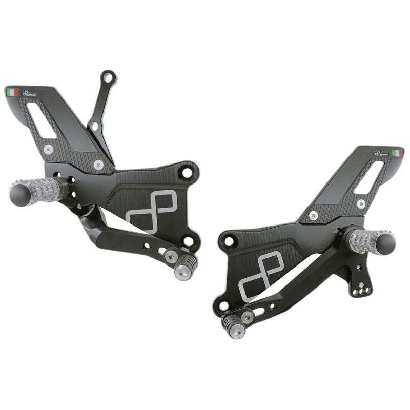 Adjustable Rear Set With Fixed Foot Pegs (Track Use) Yamaha R3 2015+