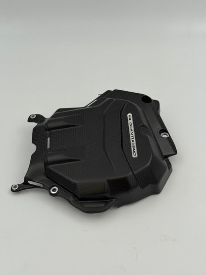 VERKOCHT_Carbon Cilinderkop Cover – Ducati Multistrada V4 (2021–2025+) – (gebruikt)