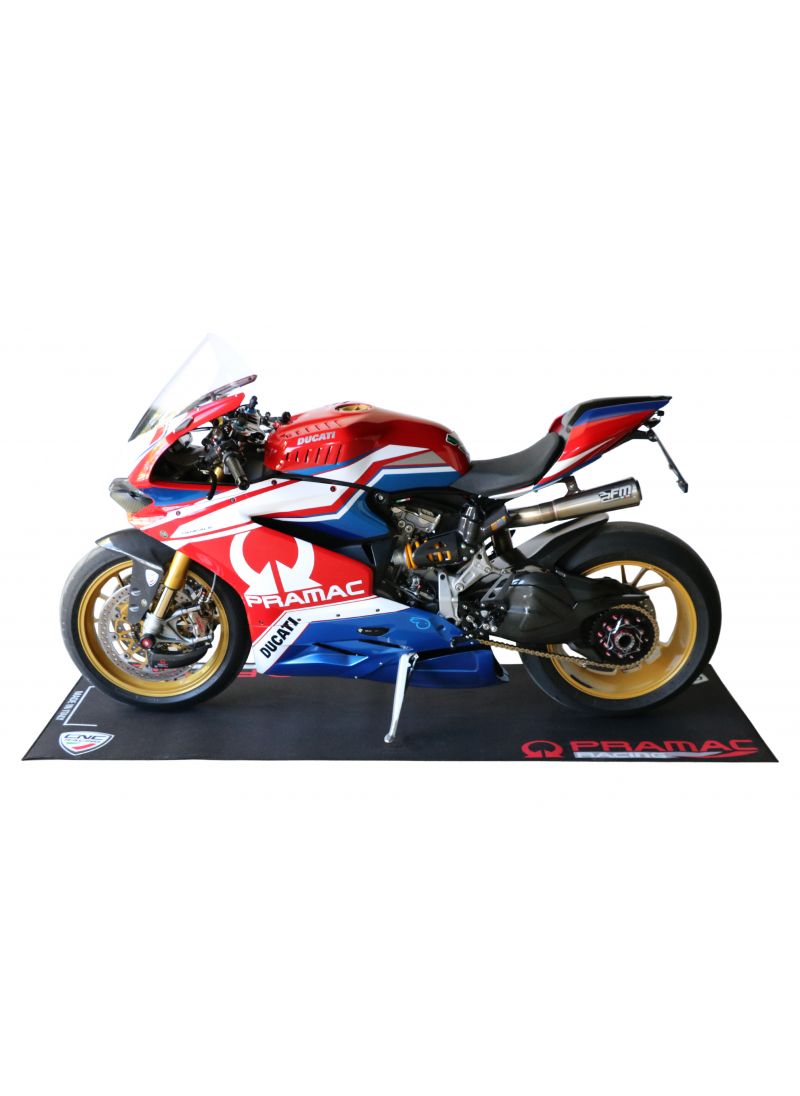 Pit Stop Garage Mat Pramac Limited Edition CNC Racing Aprilia RSV4 Factory (2021-2024)