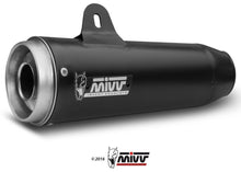 Outletdeal: MIVV Ghibli Steel Black Slip-on uitlaat Suzuki GSX-S1000 Katana (2019-2025)