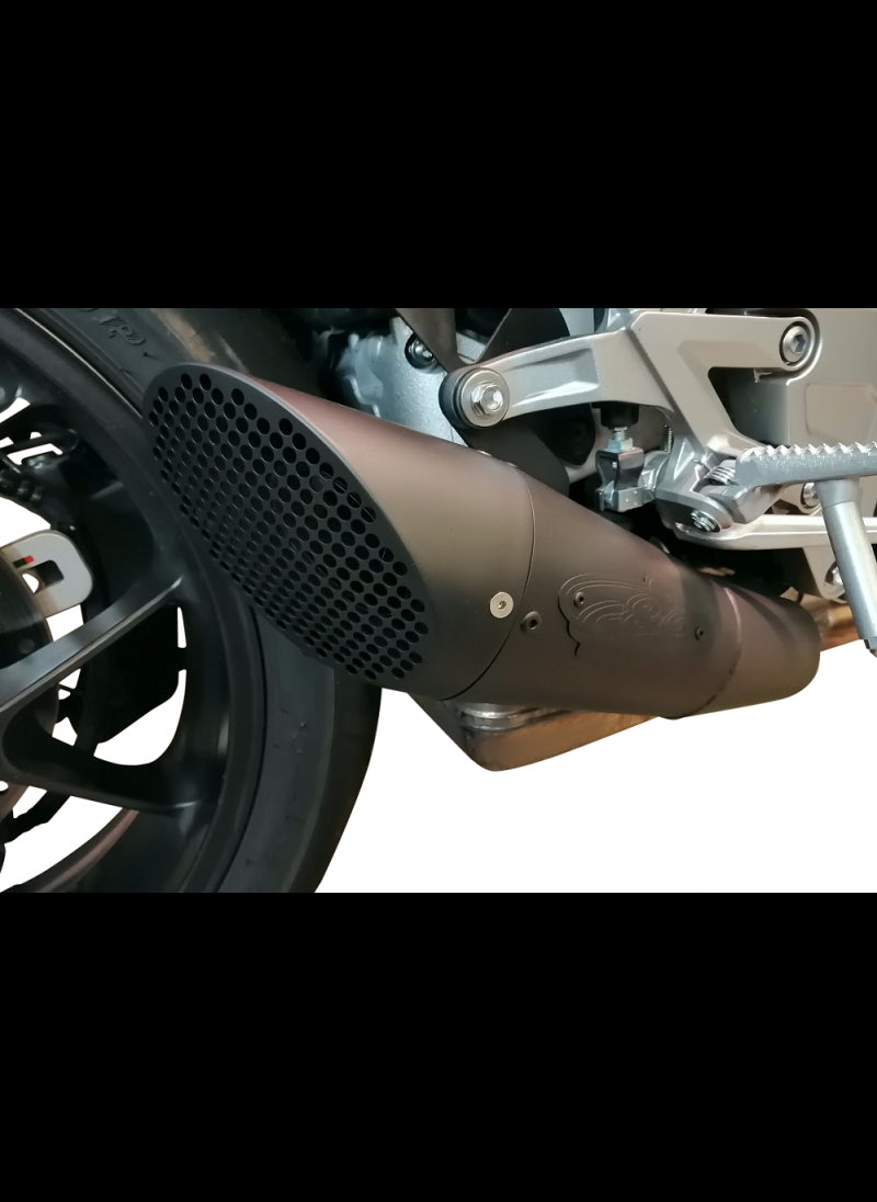 G&G GP slip-on exhaust Zwart Honda CB1000R Neo Sports 2018+