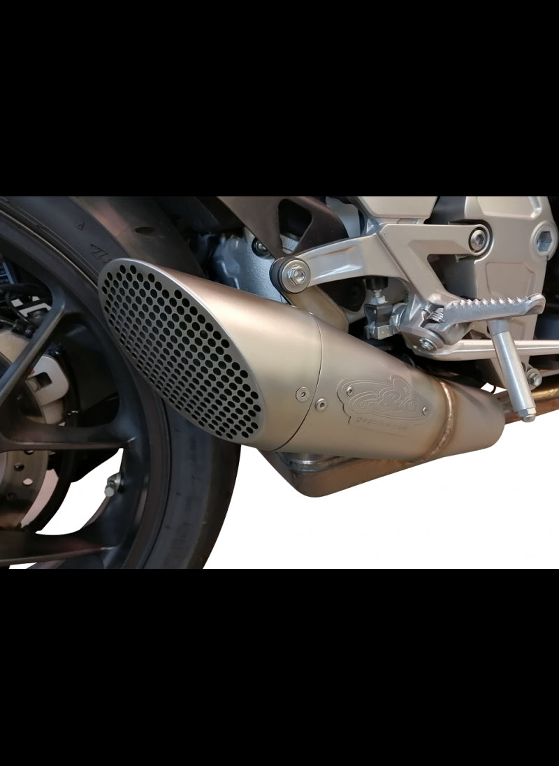 G&G GP slip-on exhaust Shotblasted Honda CB1000R Neo Sports 2018+