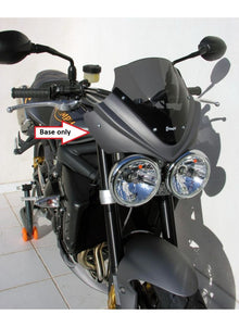 Ermax Nose Fairing Matt Graphite without windscreen for Triumph Street Triple 675R 2009-2010