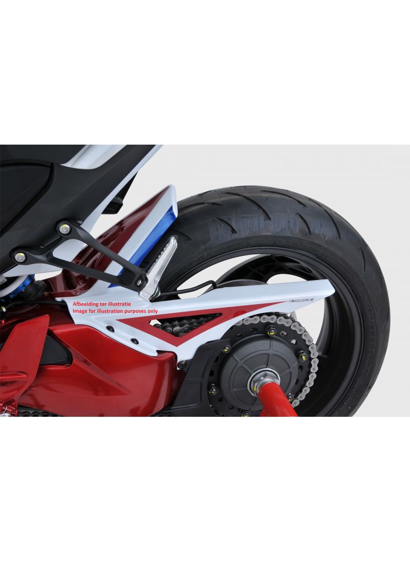 Ermax Rear Hugger Pearl Cool White - Black for CB1000R 2008-2017