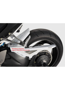 Ermax Rear Hugger Pearl Cool White - Black for CB1000R 2008-2017