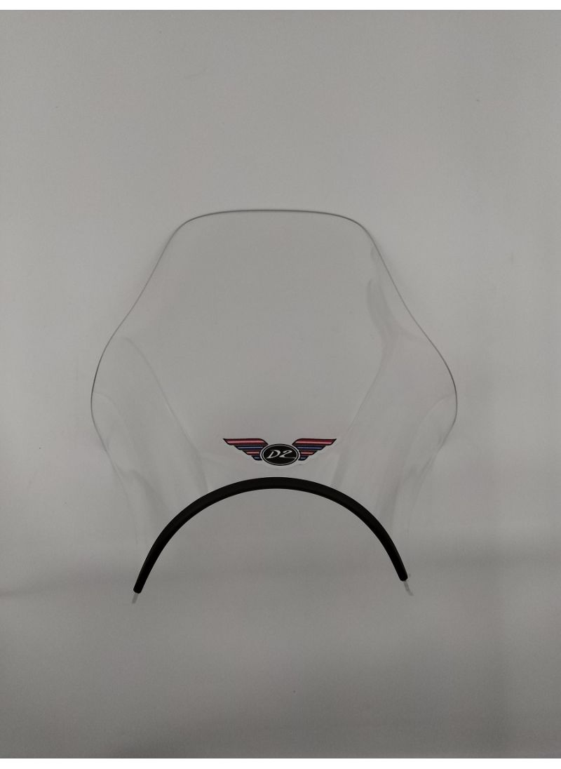 Universal Scooter Windshield transparant/black Ermax