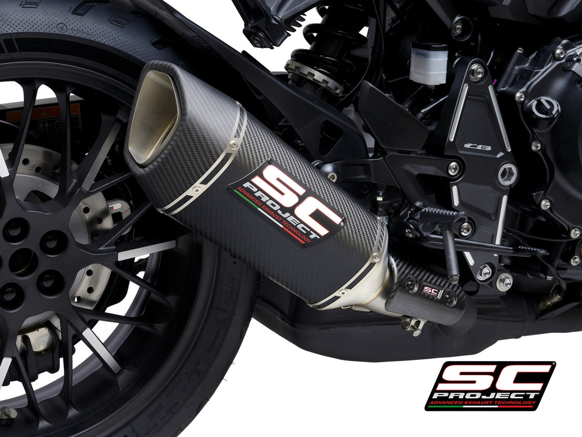 SC1-R carbon uitlaatdemper (EURO5) Honda CB1000R Neo Sports Cafe (2021-2025)