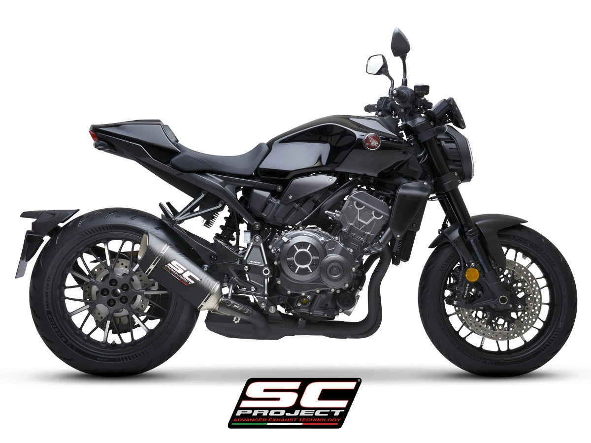 SC1-R carbon uitlaatdemper (EURO5) Honda CB1000R Neo Sports Cafe (2021-2025)