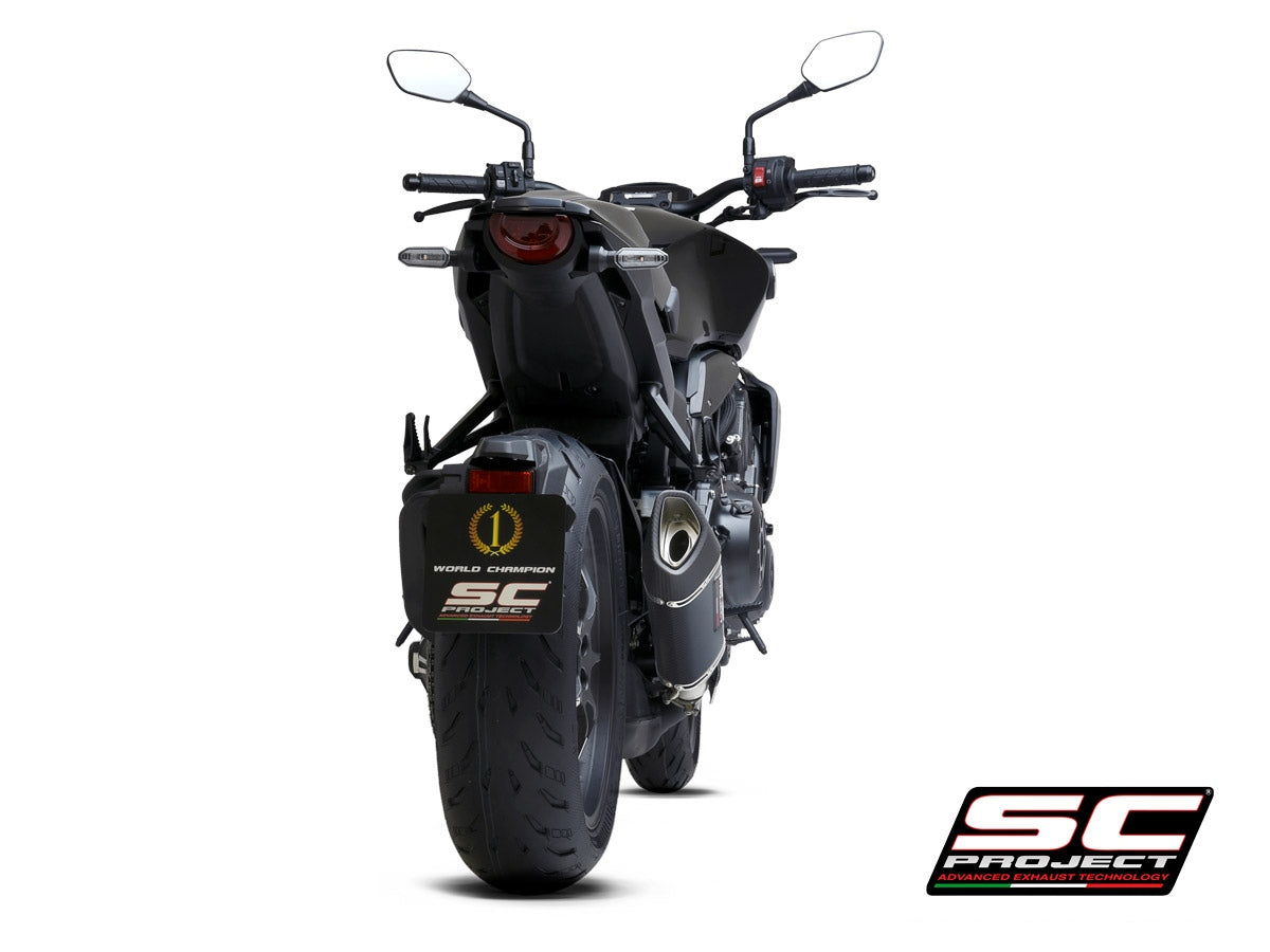 SC1-R carbon uitlaatdemper (EURO5) Honda CB1000R Neo Sports Cafe (2021-2025)
