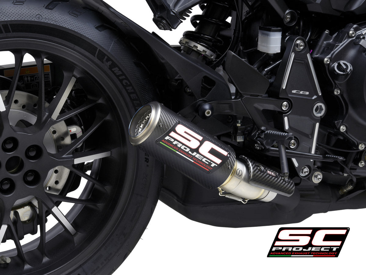 CR-T carbon uitlaatdemper (Racing) Honda CB1000R Neo Sports Cafe (2021-2025)