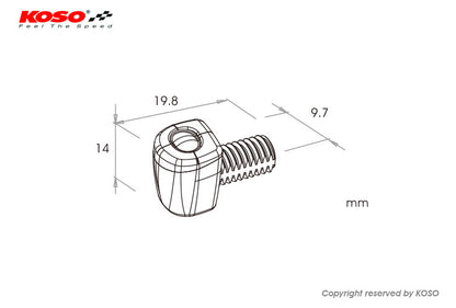 Koso Nano Taillight Brake Light indicator