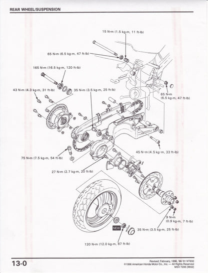 Back -tooth carrier Damping rubber NT650 HAWK GT