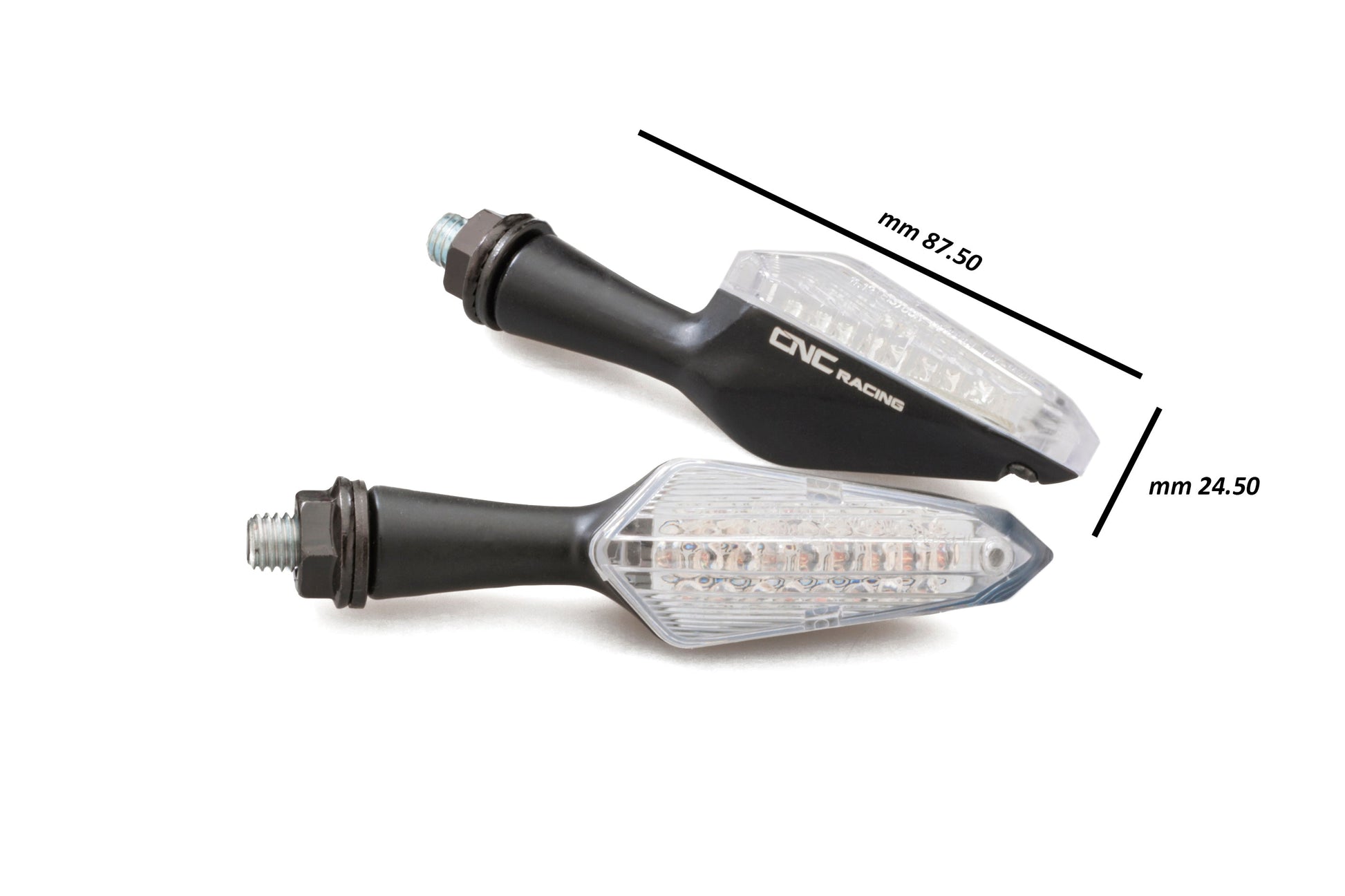 Knipperlichtset 'Jet' (2 st.) Ducati Panigale 1199 Tricolore S (2012-2015) afmetingen