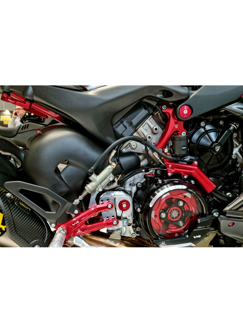 Brake Line Cover with Fluid Tank Bracket Ducati Streetfighter V4 2023+