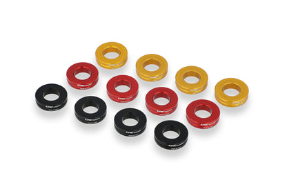 Remklauw Spacer Kit (4 st.) Aprilia Tuono V4 Factory (2021+) beschikbare kleuren zwart rood en goud