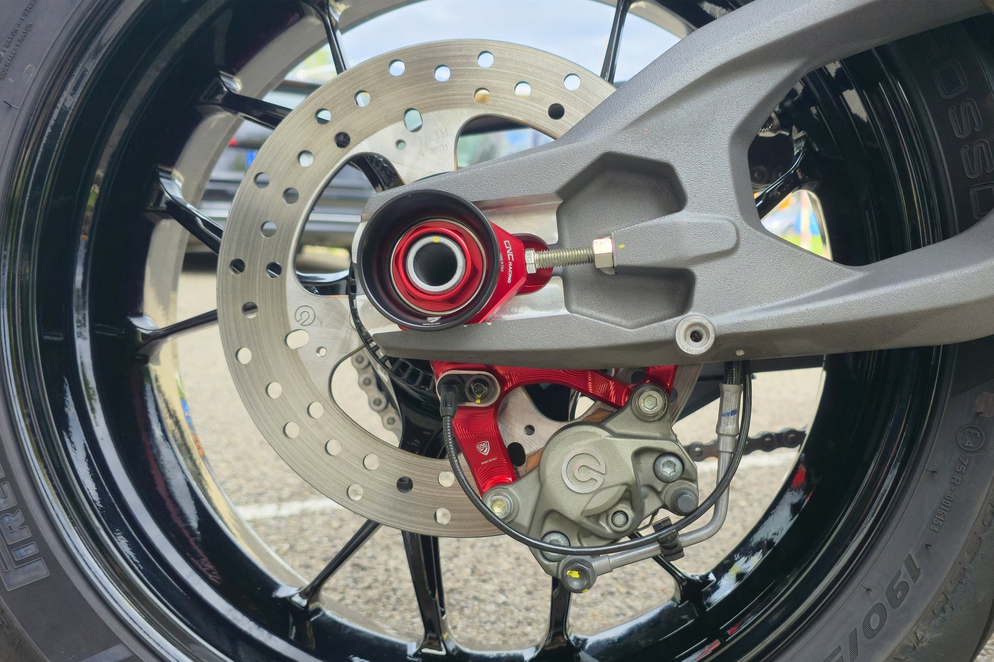 Achterremklauw montagesteun – Ducati Panigale V2 MM93 (2026)