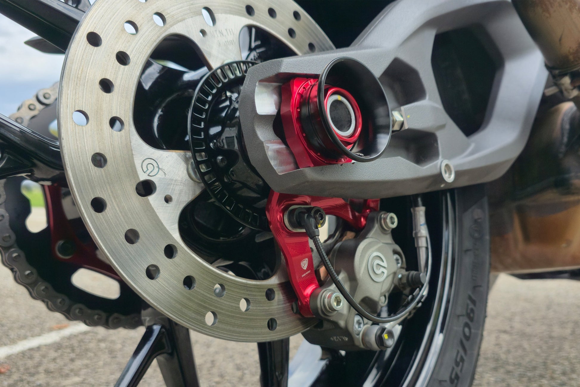 Achterremklauw montagesteun – Ducati Panigale V2 MM93 (2026)