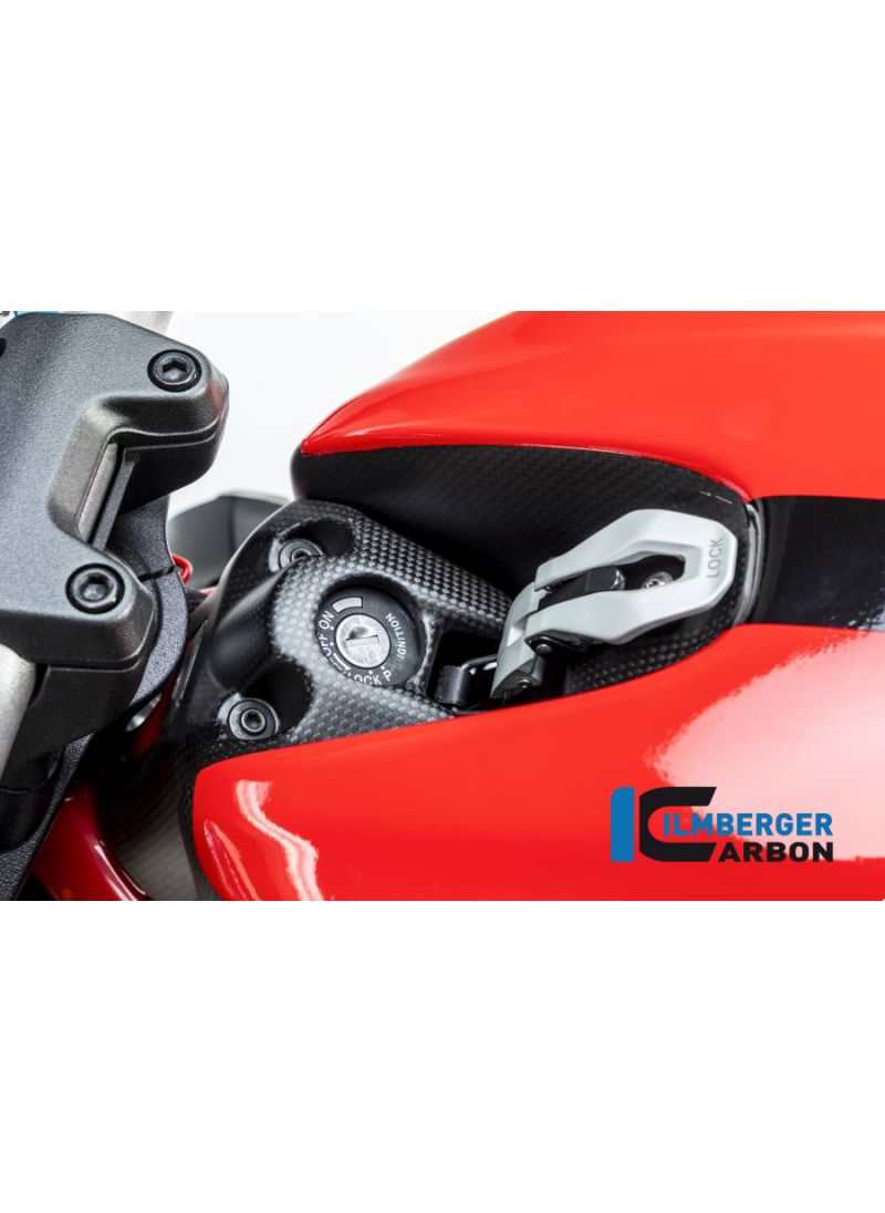 Ignition swich cover matt carbon - Ducati Monster 1200 2017+