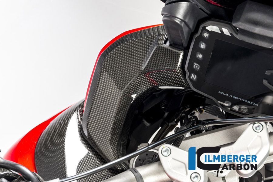 Cockpit side panel left glossy carbon - Ducati Multistrada 1200 DVT (2015-) Ducati Multistrada 1260 Pikes Peak (2018-2020)