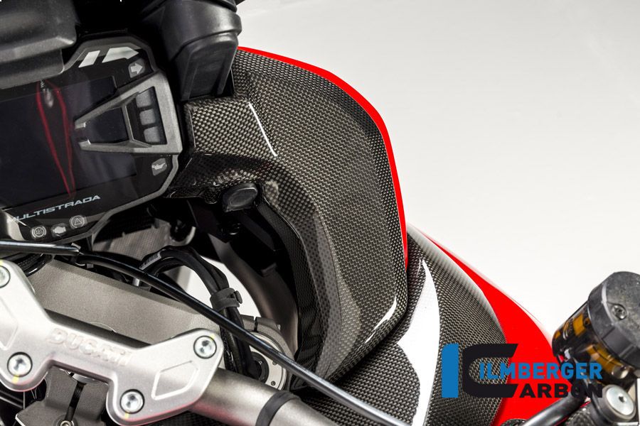 Cockpit sidopanel höger glansig kol - Ducati Multistrada 1200S D Air (2015-2017)