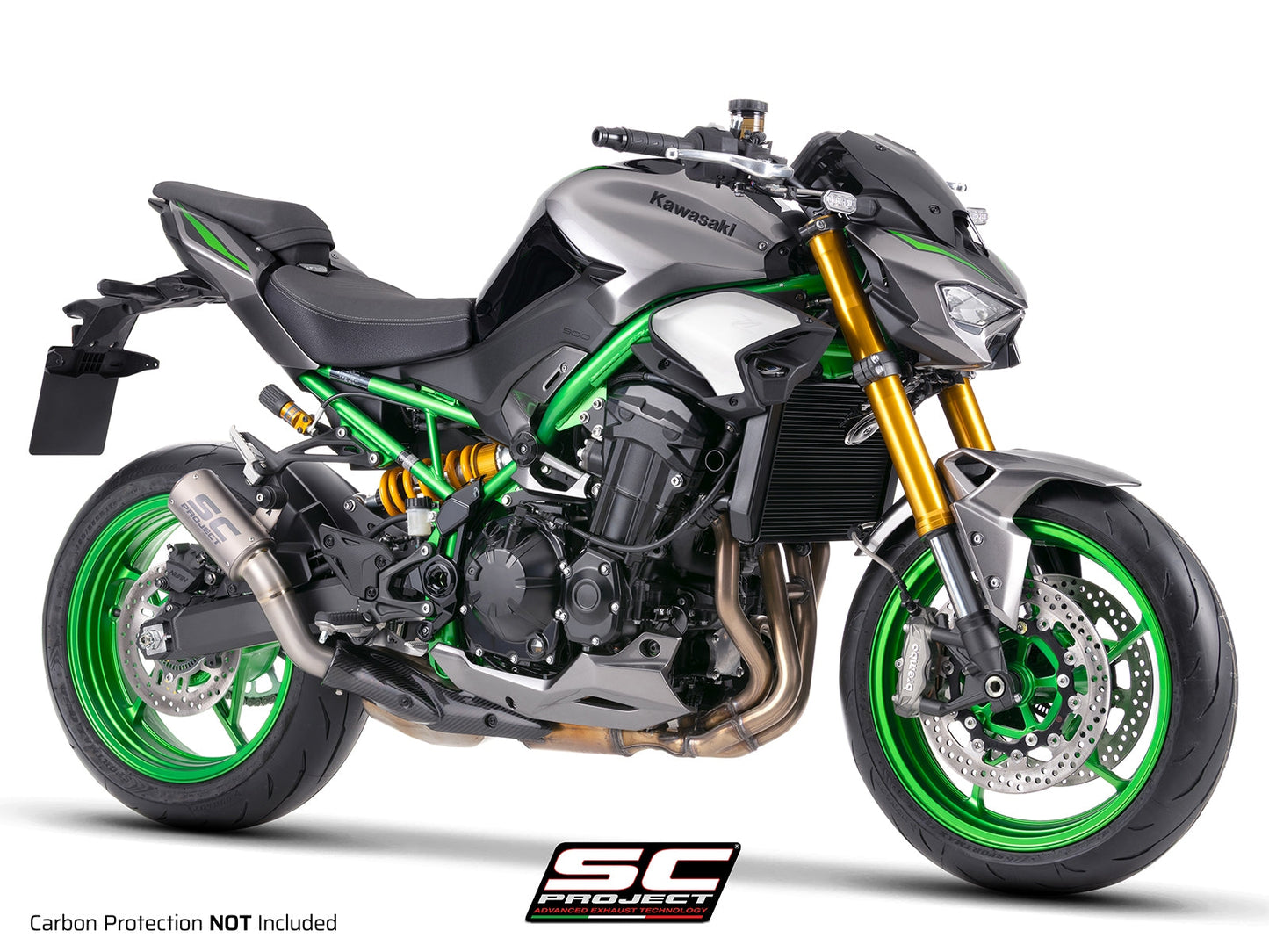 CR-T titanium uitlaatdemper (EURO5+) Kawasaki Z900 (2025+)