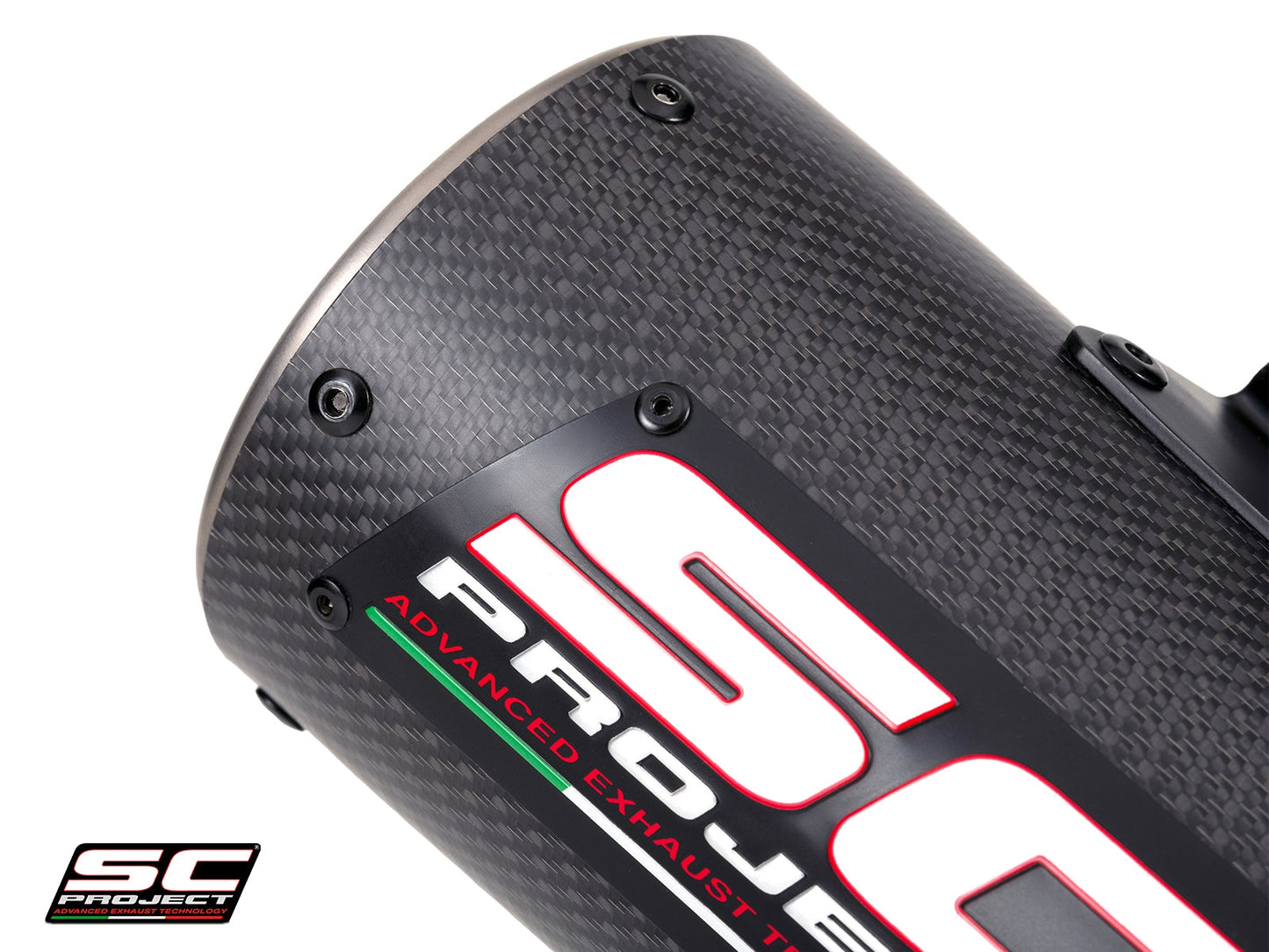 CR-T M2 Ti-Carbon carbon-titanium uitlaatdemper (EURO5+) met carbon hitteschild Kawasaki Z900 (2025+)