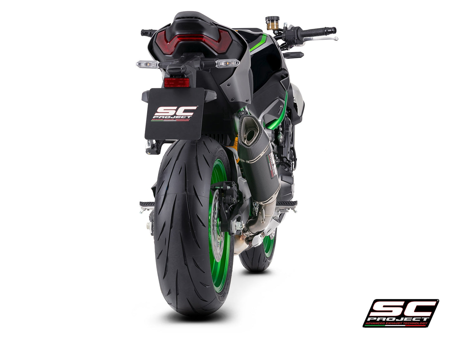 SC1-R carbon uitlaatdemper (EURO5+) Kawasaki Z900 (2025+)