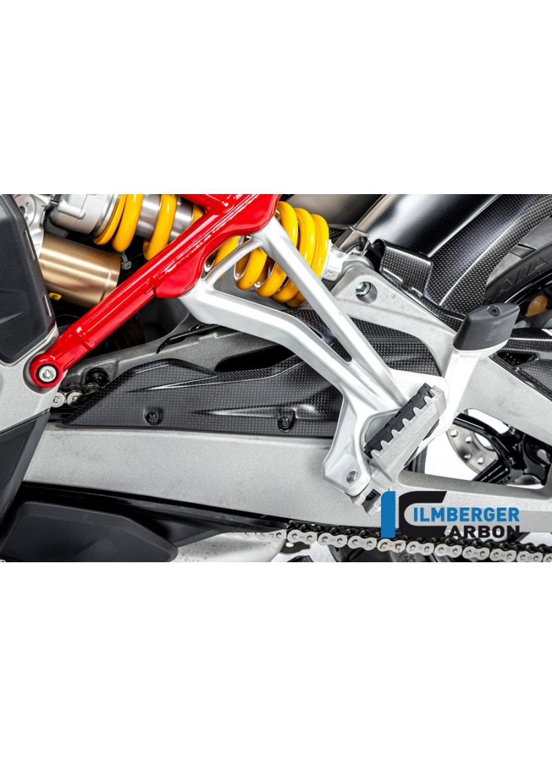 Chainguard/Swingarm matt carbon Multistrada V4 2021+