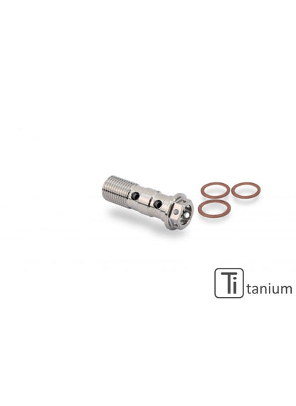 Titanium Double Banjo Bolt M10x1.0 for Oil Hose