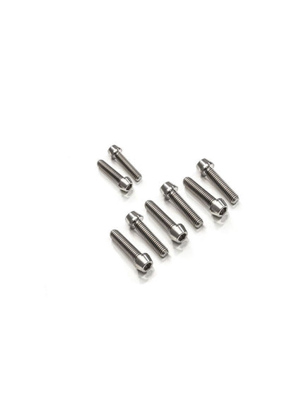 Titanium boutenset (8 st.) voor onderste kroonplaat (T-stuk) Ducati Panigale 1199 S (2012-2015)