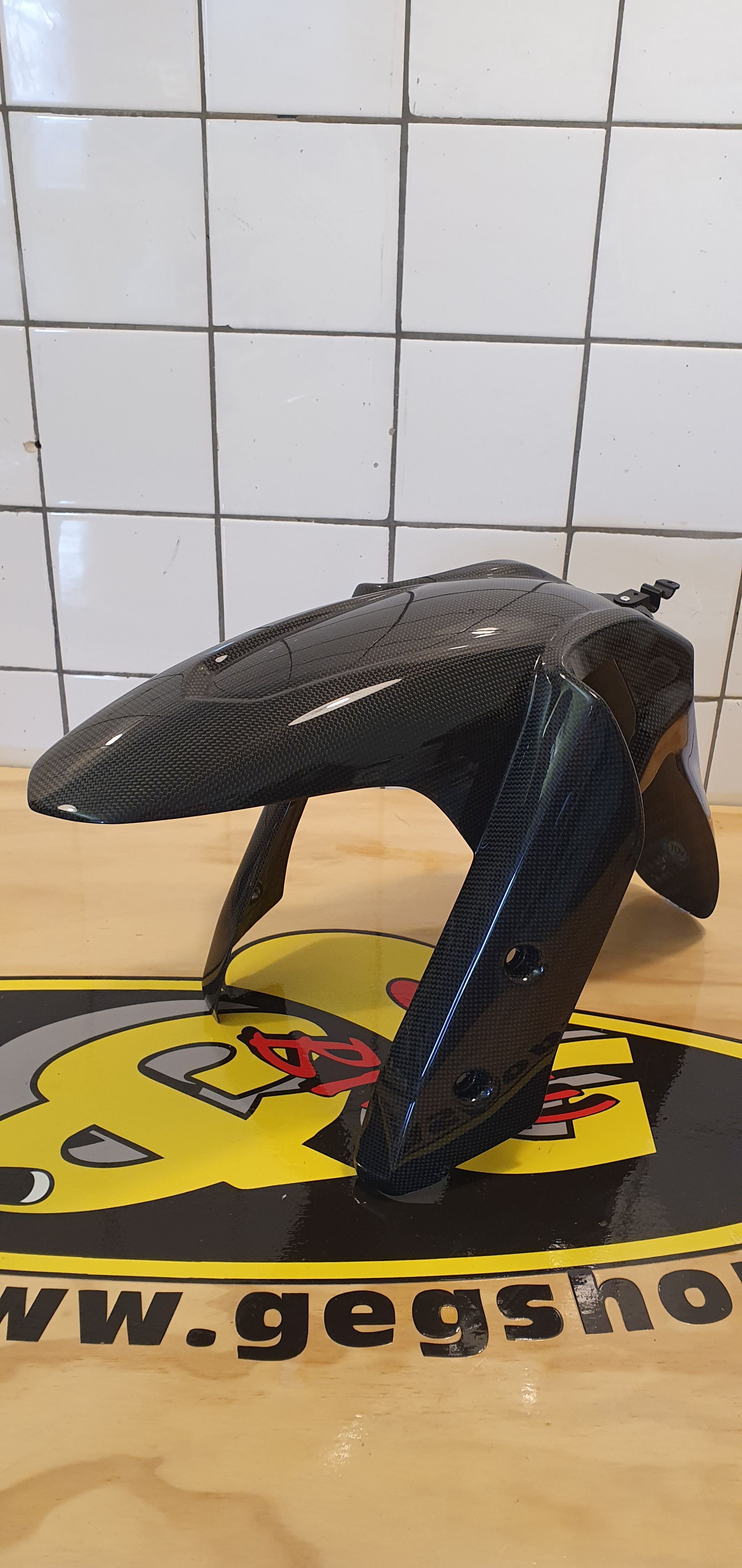 Ex-demo Voorspatbord glanzend carbon Ducati Multistrada 950 (2019-2021)
