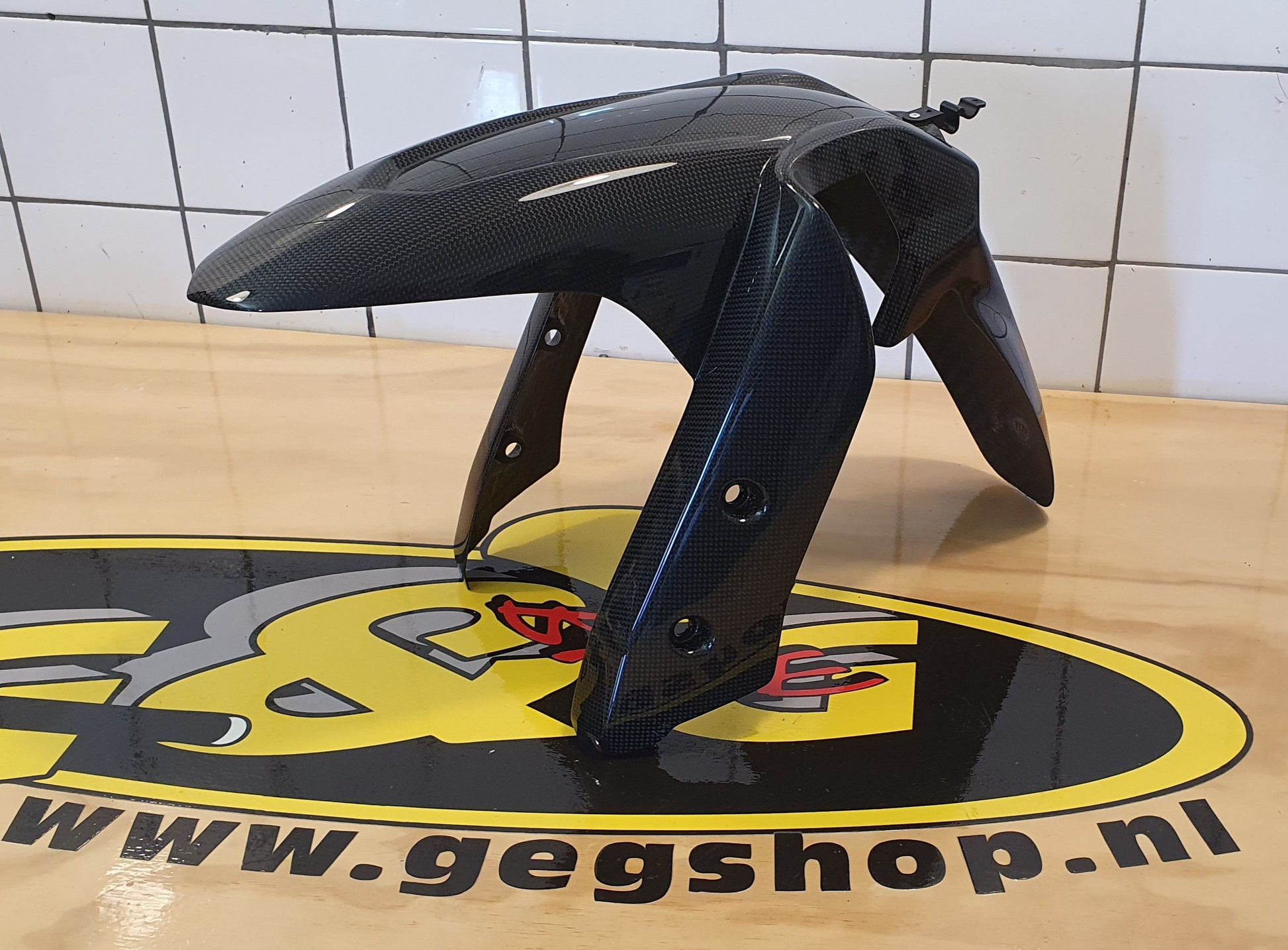 Ex-demo Voorspatbord glanzend carbon Ducati Multistrada 950 (2019-2021)