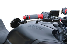 Stuurgewichtset 'Mini' CNC Racing BMW R 1200 GS LC (2013-2016) rood gemonteerd in combinatie met CNC Racing bar-end spiegels en handvatten