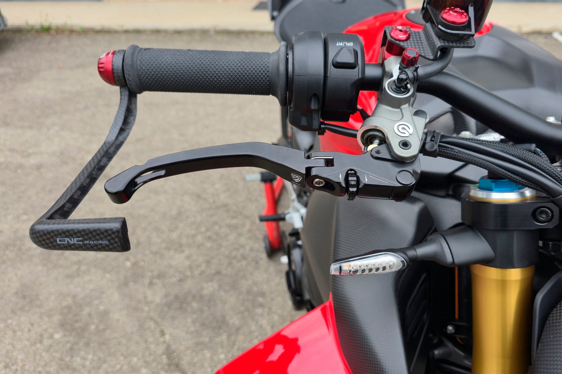 Opklapbare remhendel - met horizontale verstelknop Ducati Panigale V4S (2025+)