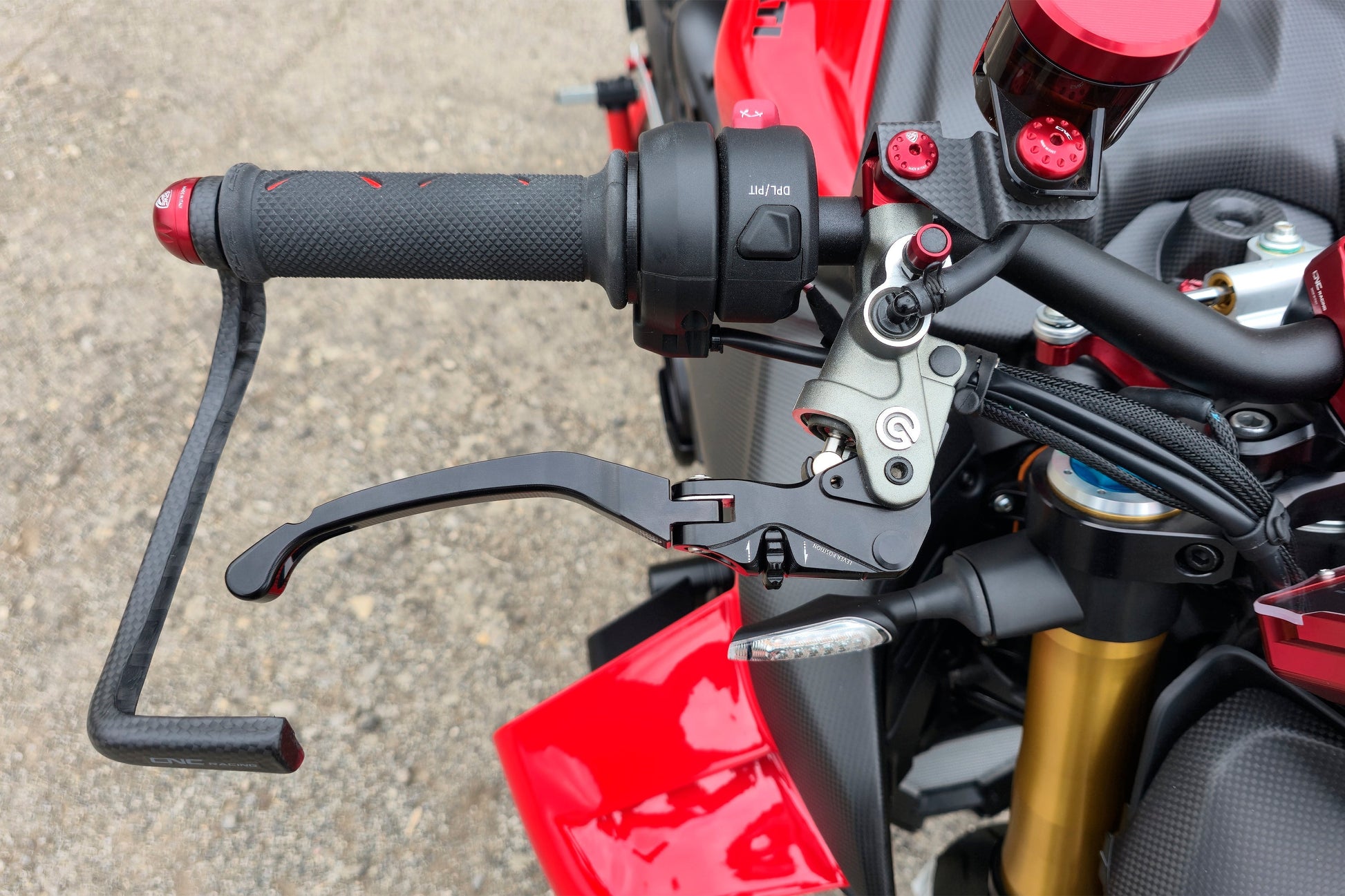 Opklapbare remhendel - met horizontale verstelknop Aprilia RSV4 (2025+)