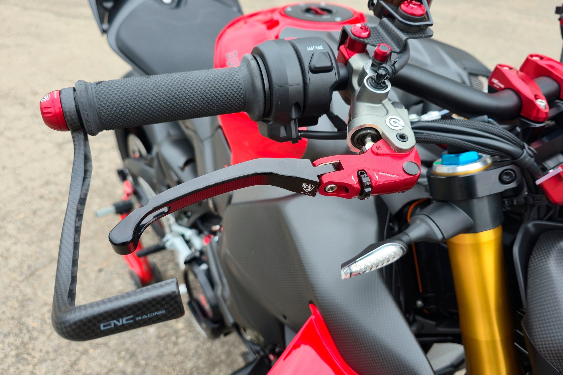 Opklapbare remhendel - met horizontale verstelknop MV Agusta F4 (2011-2016)