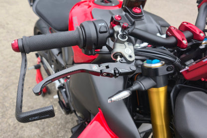 Carbon opklapbare remhendel - met horizontale verstelknop Aprilia RSV4 (2025+)