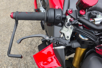 Carbon opklapbare remhendel - met horizontale verstelknop Ducati Panigale V4 SP2 (2023+)
