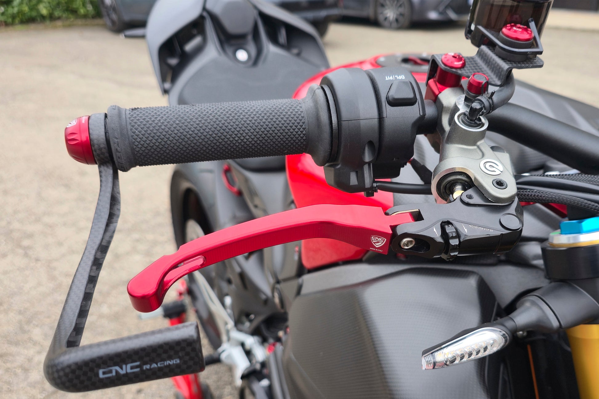 Opklapbare remhendel - met horizontale verstelknop Aprilia RSV4 Factory (2021-2024)