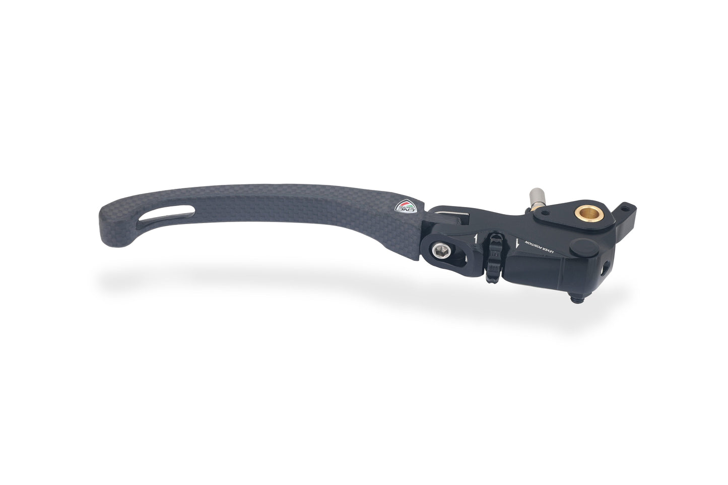 Carbon opklapbare remhendel - met horizontale verstelknop Ducati Streetfighter V2 (2022+)