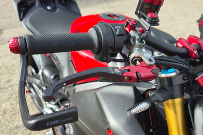 Carbon opklapbare remhendel - met horizontale verstelknop Triumph Daytona 675 (2006-2012)