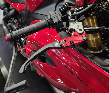 Carbon opklapbare remhendel - met horizontale verstelknop Triumph Speed Triple (2016-2017)