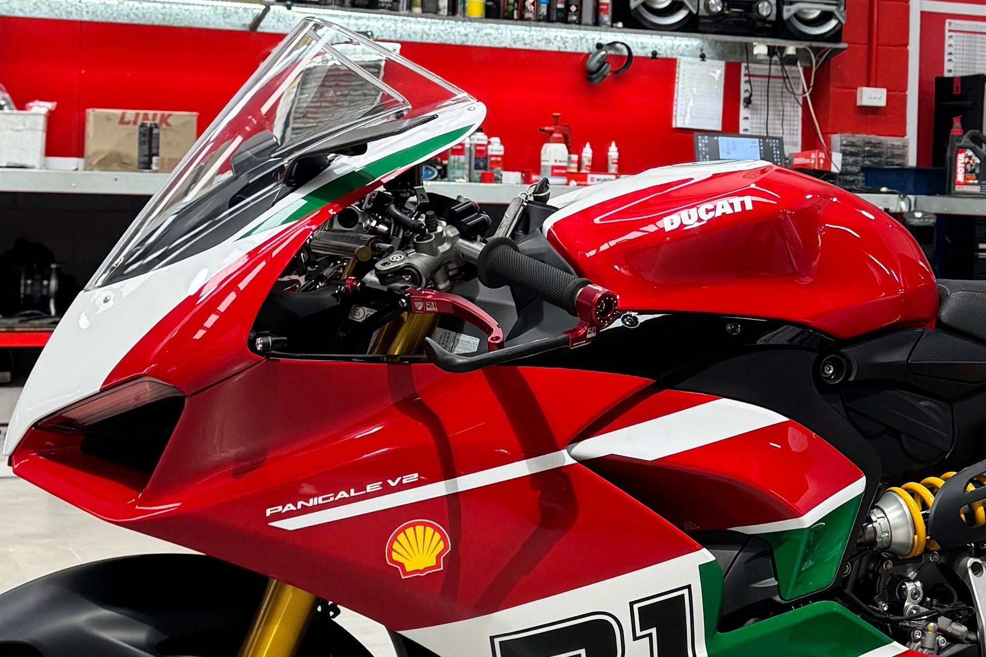 Koppelingshendelbeschermer Troy Bayliss Limited Edition Ducati Multistrada V4 Pikes Peak (2025+)