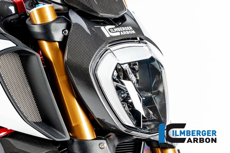 Couvercle du phare brillant Ducati Diavel 1260 Carbon (2011-2018)