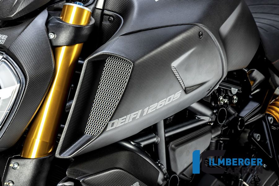 COUVERTURE AIRTUBE côté gauche Matt Ducati Diavel 1260 (2019-2022)