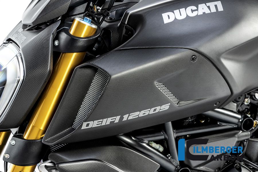 Airtube cover left side matt Diavel 1260 2019+ Ducati Diavel Carbon (2011-2018)