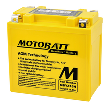 Motobatt MBYZ16H SLA Accu 12V / 16.5Ah / 240CCA (17.5Ah 20hr / 487PHCA)