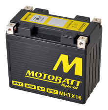 Motobatt MHTX16 Hybrid Litium-La Battery 12V / 350CCA (10AH / 16.5AH PB EQ / 500PHCA)