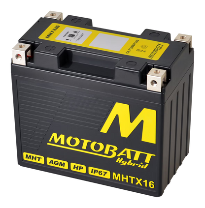 Motobatt MHTX16 Hybrid Litium-La Battery 12V / 350CCA (10AH / 16.5AH PB EQ / 500PHCA)